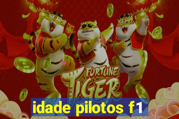 idade pilotos f1